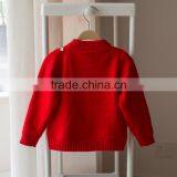 S15227A New Arrival Children Clothes Cartoon Design Knitted Organic Cotton Children Sweater thumbnail-5