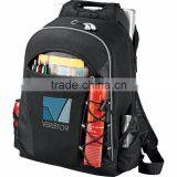 Summit TSA 15" Computer Sling Backpack - Laptop-only Section Unfolds Lying Flat on X-ray Belt and Comes With Your Logo. thumbnail-2