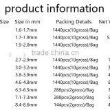 Wholesale SS16 Non Hot Fix Strass Crystal AB Color With AB Flat Back Rhinestone thumbnail-3