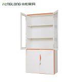Henan Manufacture Powder Coating 4 Door Steel Glass Filing Cabinet 2 Drawer File Cabinet thumbnail-3