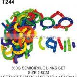 500 g Educational Blocks Plastic Building Tube Toy For Kids thumbnail-4