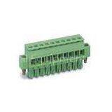 800V 25A CE 7.62mm Pitch Brass Terminal Block Connectors 19AWG Custom Made