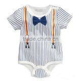 Lovely Newborn Baby Clothes Boys Cotton Baby Romper Sleeveless Pattern