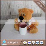 Cute Plush Teddy Bear With Polyester Printable T-shirt for Sublimation thumbnail-4