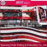 Colorful Sequin Embroidery Fabric for Lady Dress Garment thumbnail-1