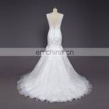 Latest Gowns Designs White Lace V-back Sexy Wedding Dress Bridal Gown 2017 thumbnail-4