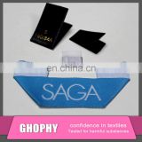 The high quality garment woven label/cloth white clothing label