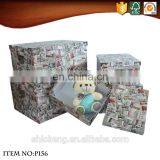 Folding Fabric Storage Cardboard Gift Boxes Containers thumbnail-4