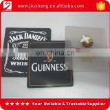 Personalized Square Soft Pvc Beer Drink Pad and Cup Stacking Mat