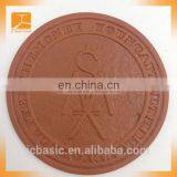 Brown Sewing Clothing Labels Custom Brand Hawk Logo Labels Eagle Stamping Pattern Jeans Leather Labels for Handbag Jacket Pants thumbnail-6