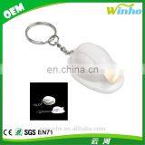 Winho Hot Sales Promotional Gifts Light Up Keychain - Mini Hard Hat