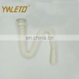 Chinese suppliers factory price hot sales flexible basin fittings pvc waste pipe