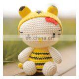 Yarncrafts Handmade Crochet Toy Cartoon Cat Stuffed Toy thumbnail-1