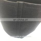 Black Round Planter Bag Felt Grow Bag for Plants Flowers Pot thumbnail-5