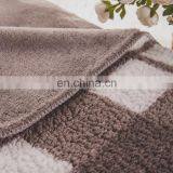 Wholesale Luxury Thick Double Layer Bonded Custom Printed Sherpa Blanket With Flannel Lined thumbnail-6
