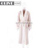 Wholesale High Quality Luxury Double Color Unisex Robe Microfiber Bathrobe for Hotel/home thumbnail-1