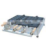 Japanese Gas Type Fish Shaped Waffle Ice Cream Making Machine Propane Mini Taiyaki Maker thumbnail-2