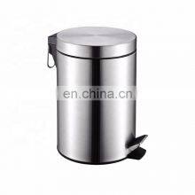 Bathroom Cleaning Stainless Steel Garbage Bin Bathroom Medical Waste Bin With Foot Pedal thumbnail-2
