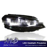 AKD Car Styling for VW Golf 7 LED Headlights B-Type 2013-2014 LED Head Lamp Projector Bi Xenon Hid H7 thumbnail-3