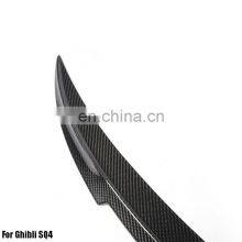 Carbon Fiber Spoiler Wing For Ghibli SQ4 2014-2017 Rear Spoiler thumbnail-2