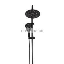 New High Quality Cheap Stainless Steel Black Rain Shower Head Set thumbnail-4