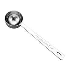 Amazon Hot Selling Stainless Steel Coffee Tea Scoop with coffee bean measuring spoon Tablespoon Coffee Scoop with Long Handle