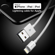 White Phone Charger Original for Mfi Cable Iphone to Usb Cable 1m thumbnail-3