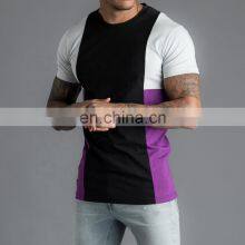 2022 V Neck Front Button Design Long Sleeve T-Shirt 100% Cotton Gym T Shirt For Men thumbnail-5
