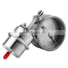 Diameter 3in Stainless Steel Car Exhaust Control Valve ,Boost Vacuum Activated Exhaust Cutout/Dump With Closed / Open