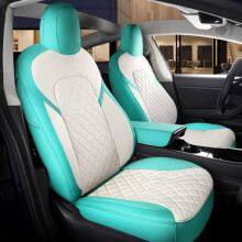Tesla Model 3 Model Y 360 Degree Full Covered High Quality Leather Cushion Seat Covers thumbnail-4