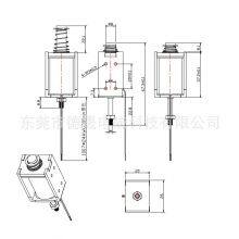 Dc 12v Electric Solenoid Return Push Pull Linear Electromagnet Long Stroke Push-pull Type Solenoid thumbnail-2