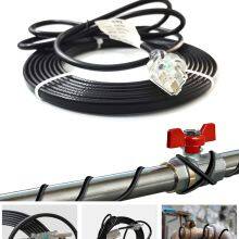 Factory Newest Electric Wire Heat Trace Cable 10M Under Floor Heating Cable for Roof and Gutter With Lamp Plug thumbnail-2