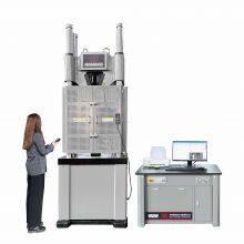 HST 10T 100kN Computer Control Hydraulic Universal Testing Machine Six Column Frame Hydraulic Auto Clamping Fixture WAW-100E thumbnail-4