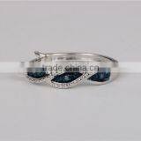 Newest Design 925 Pure Silver Hoop Earring for Modern Lady thumbnail-4