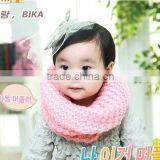Fashion Boys Girls Autumn Winter Acrylic Knitted Circle Loop Baby Kids Neck Scarf thumbnail-2