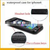 Case for IPhone 6/6 Plus Waterproof Mobile Phone Case With Adjustable Phone Holder Purple thumbnail-4