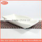 Wave Plate Strengthen Porcelain Durable Porcelain Sepecial Design Different Size Wave Edge Square Rectangular Soup Plate thumbnail-4