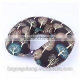 Velvet Digital Printing U Shape Memory Foam Neck Pillow for Nap and Travel thumbnail-4