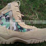 Desert Color Sand Colour Leather 9.5inch Good Quality DELTA Tactical Boots thumbnail-5