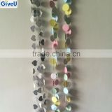 250gsm Art Paper Heart or Circle Shape Paper Garland Home Decor Living Room