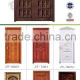 Knots Old Engineered MDF Main Door Designs Double Door thumbnail-4