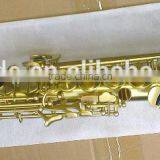 Brass Body Polished Curved Bell Soprano Saxophone Saxello thumbnail-5