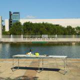 8ft Black Foldable Beer Pong Game Table/8ft Fold up Table Quality Choice thumbnail-2