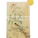 [Museum] Bird and Flower Ink Painting Stainless Steel Hand Mirror Unbreakable Makeup Mirror Easy-Taking Pocket Mirror thumbnail-1