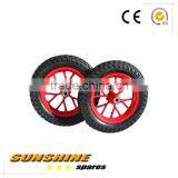 47cc 49cc RED FRONT + REAR MINIMOTO MINI DIRT BIKE WHEELS TYRES SIZE 12.5 x 2.75 thumbnail-1