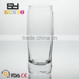 Sodalime Special unique square shaped drinking water tumbler with heavy bottom handmade