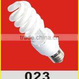 good quality half spiral 18w energy saving lamp