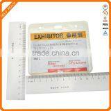 Clear PVC Name Badge Holder for Fair thumbnail-1