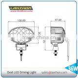 CE RoHS Spot Beam Flood Beam Oval 36W Led Work Light thumbnail-3