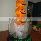 DJ-XT-52 Haunted Inflatable Halloween With Ghost Raise Three Pumpkins for Commercial Use thumbnail-4